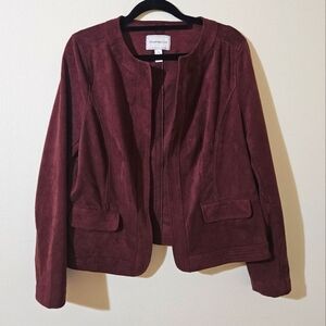 Charter Club Faux Suede Jacket